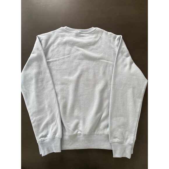 NWOT Pepe Jeans Men's Sky Blue Cotton Crew Neck Sweatshirt Jumper - Size Medium - Picture 2 of 10